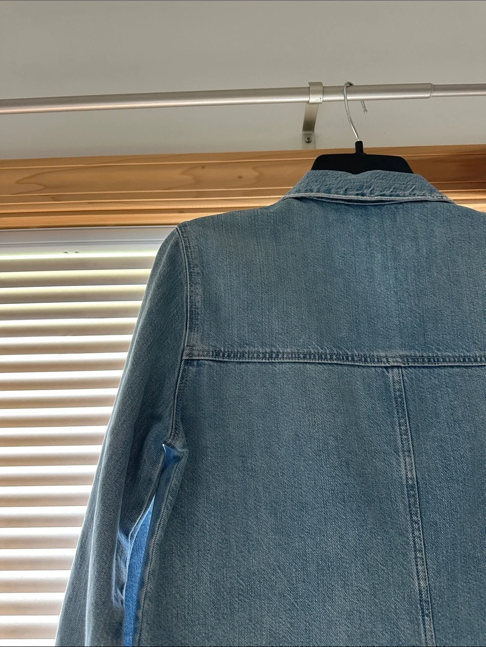 Zara Light Blue Denim Romper Jumpsuit - Picture 11 of 14